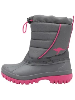 Kangaroos Stiefel & Boots·Stiefel^Winterstiefel "K-Ben" in Grau/ Pink