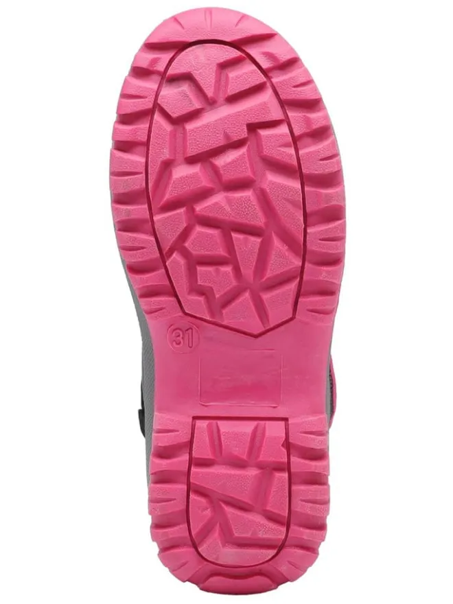 Kangaroos Stiefel & Boots·Stiefel^Winterstiefel "K-Ben" in Grau/ Pink