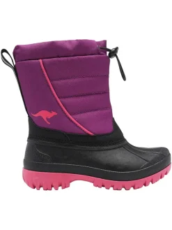 Kangaroos Stiefel & Boots·Stiefel^Winterstiefel "K-Ben" in Lila/ Schwarz/ Pink