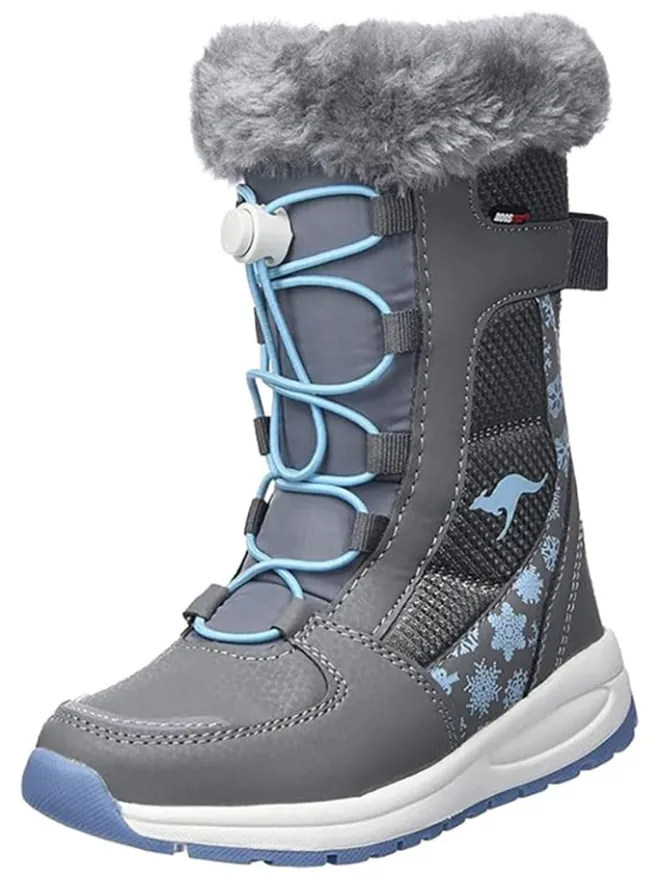 Kangaroos Stiefel & Boots·Stiefel^Winterstiefel "K-PE Gastin RTX" in Grau