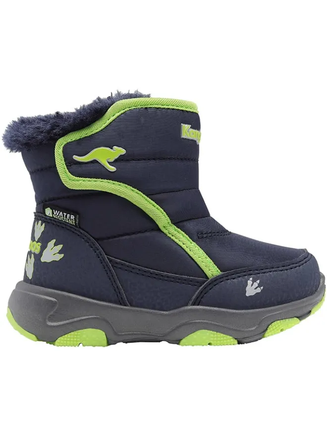 Kangaroos Stiefel & Boots·Stiefel|Stiefel & Boots^Winterstiefel "KS-Trunks Mid V" in Dunkelblau/ Grün