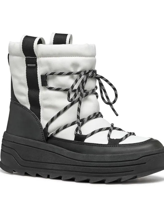 Geox Stiefel & Boots^Winterstiefel "Milleiny" in Weiß/ Schwarz