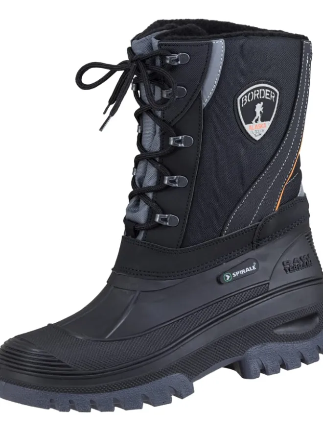 Winterstiefel Patrick gefüttert in schwarz>Spirale Outlet