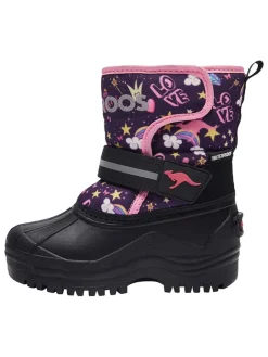 Winterstiefel "Shell" in Schwarz/ Rosa/ Lila>Kangaroos Best