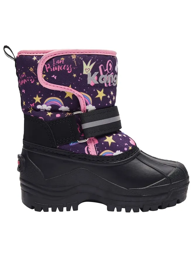 Winterstiefel "Shell" in Schwarz/ Rosa/ Lila>Kangaroos Best