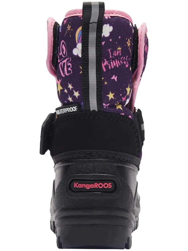 Winterstiefel "Shell" in Schwarz/ Rosa/ Lila>Kangaroos Best