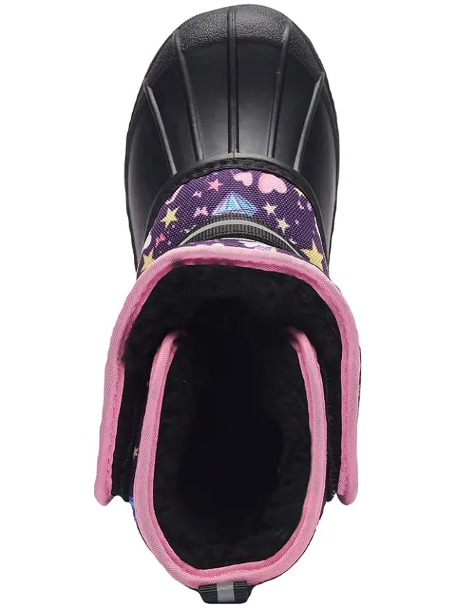 Winterstiefel "Shell" in Schwarz/ Rosa/ Lila>Kangaroos Best