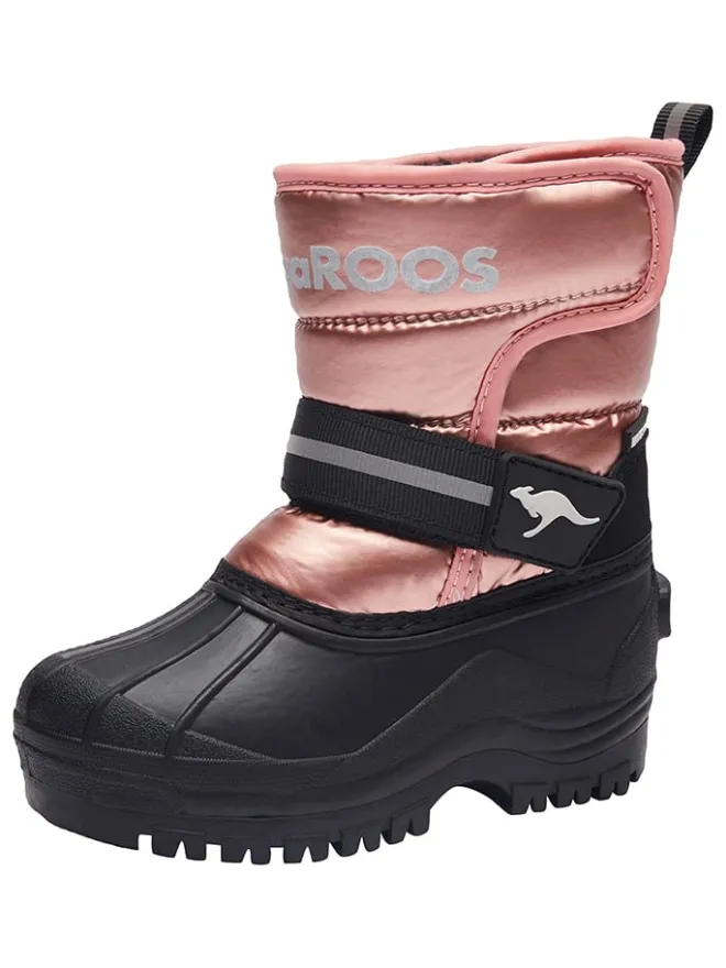 Kangaroos Stiefel & Boots·Stiefel^Winterstiefel "Shell" in Schwarz/ Rosa