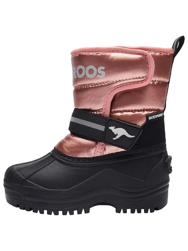 Kangaroos Stiefel & Boots·Stiefel^Winterstiefel "Shell" in Schwarz/ Rosa