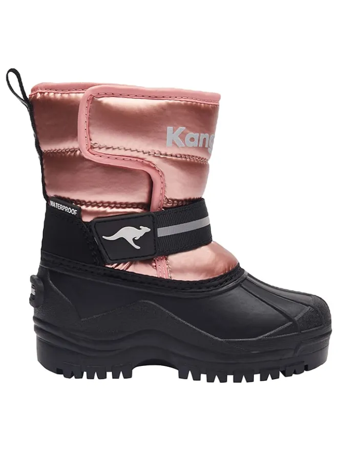 Kangaroos Stiefel & Boots·Stiefel^Winterstiefel "Shell" in Schwarz/ Rosa