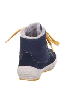 superfit Stiefeletten·Hohe Stiefeletten^Winterstiefelette GROOVY in blau/gelb