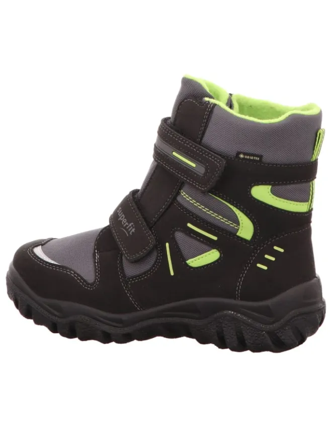 Winterstiefeletten HUSKY in schwarz/grün>superfit Clearance