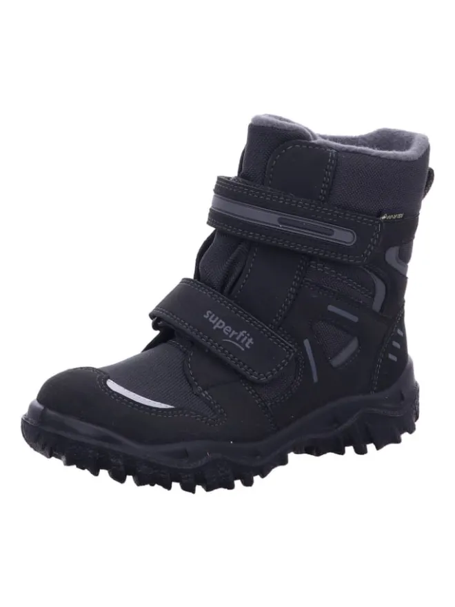 superfit Stiefeletten·Hohe Stiefeletten^Winterstiefeletten HUSKY in schwarz/grau