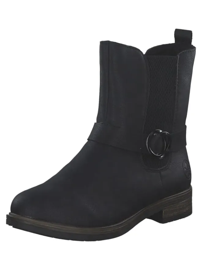 Winterstiefeletten in schwarz/schwarz>rieker Online