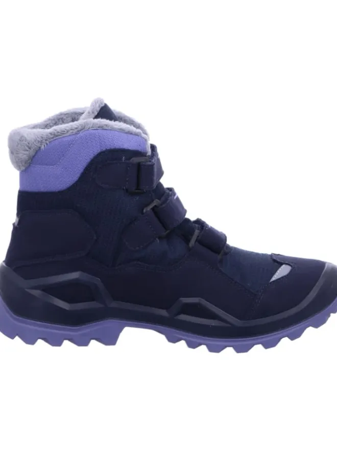 Winterstiefeletten MILO EVO GTX in navy/lavendel>LOWA Online