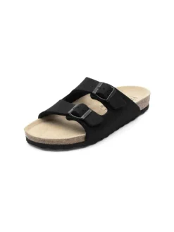 VITAFORM Sandalen & Pantoletten^Wollfilz Pantoletten in schwarz