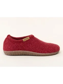 Wollfilz-Hausschuhe "Alpine Midcut RU" in Rot>kitz-pichler