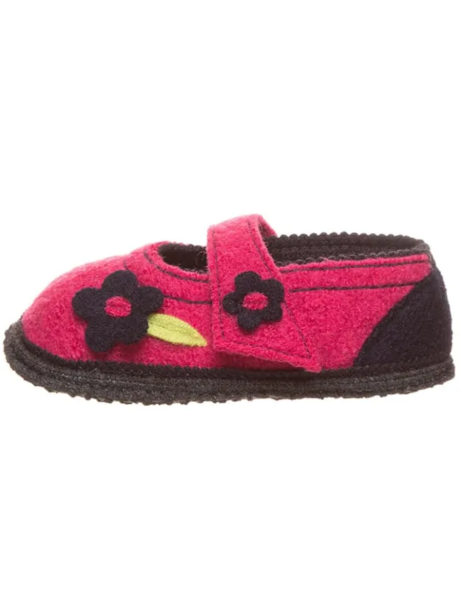 Wollfilz-Hausschuhe "Becky" in Pink>kitz pichler Outlet