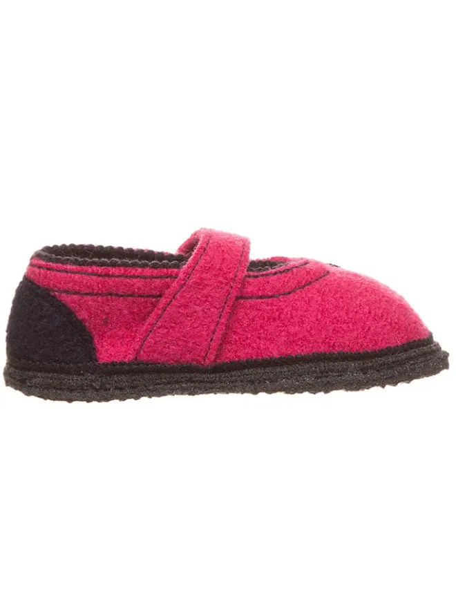 Wollfilz-Hausschuhe "Becky" in Pink>kitz pichler Outlet
