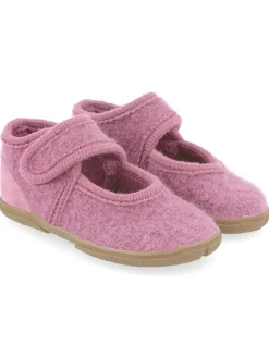 HAFLINGER Hausschuhe^Woll-Hausschuhe "Feline" in Rosa