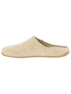Woll-Hausschuhe "Gipfelkreuz" in Beige>Living Kitzbühel Discount