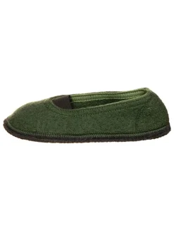 kitz-pichler Clogs & Pantoletten|Hausschuhe^Woll-Hausschuhe "Ronja GM" in Khaki