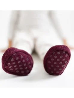 Wollwalk-Babyschühchen in Beere><noscript><img width=