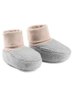 Wollwalk-Krabbelschuhe "Elias" in Grau>Hofbrucker Discount