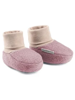 Wollwalk-Krabbelschuhe "Elias" in Rosa>Hofbrucker Online