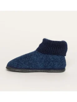 Gottstein Hausschuhe^Wool Venture High in blau