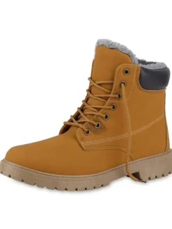 VAN HILL Stiefel & Boots^Worker Boots Derek in Hellbraun