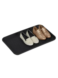 2x Schuhabtropfschale in Schwarz>relaxdays Outlet