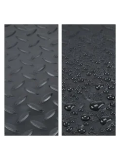 10x Schuhabtropfschale in Schwarz - (B)50 x (H)3 x (T)38 cm><noscript><img width=