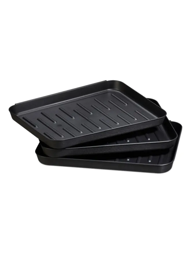 3x Schuhabtropfschale in Schwarz>relaxdays Online