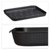 6x Schuhabtropfschale in Schwarz - (B)35 x (H)3 x (T)27 cm>relaxdays Sale