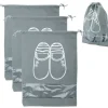 Intirilife Schuhpflege Und Mehr|Schuhpflege Und Mehr^3x Schuhbeutel in GRAU