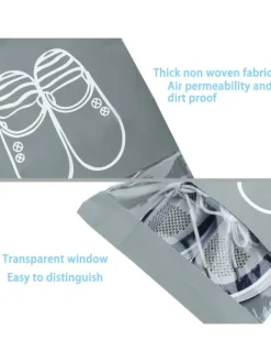 Intirilife Schuhpflege Und Mehr|Schuhpflege Und Mehr^3x Schuhbeutel in GRAU