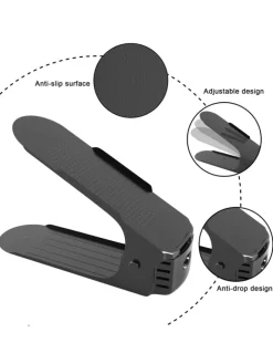 Intirilife Schuhpflege Und Mehr|Schuhpflege Und Mehr^10x Schuhstapler in Schwarz