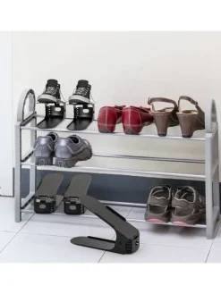 Intirilife Schuhpflege Und Mehr|Schuhpflege Und Mehr^10x Schuhstapler in Schwarz