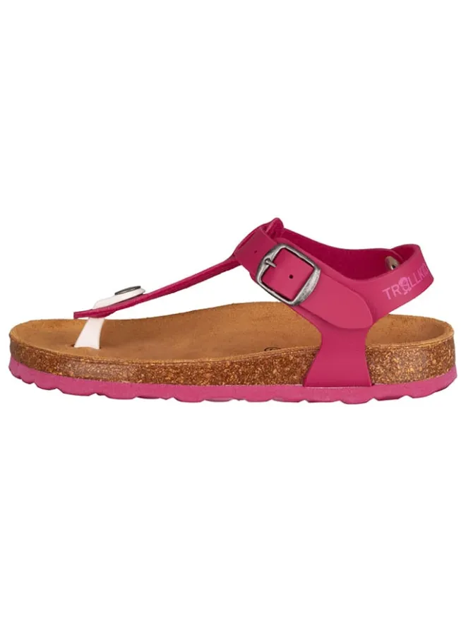 Trollkids Sandalen·Zehensandalen^Zehensandalen "Alesund" in Pink