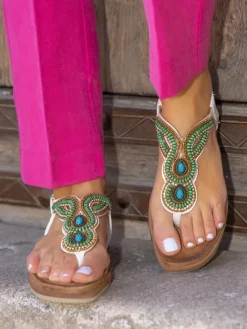 Bellucci Sandalen^Zehensandalen in Weiß