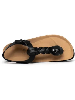 Zehentrenner "Ancone" in Schwarz>BACKSUN Online