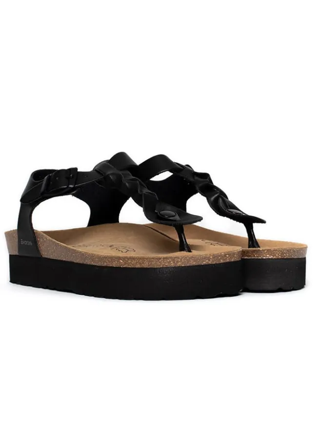 Zehentrenner "Ancone" in Schwarz>BACKSUN Online