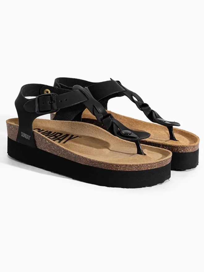 Zehentrenner "Arroz" in Schwarz>Sunbay Discount