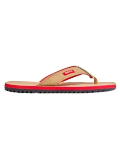 BECO the world of aquasports Outdoorschuhe^Zehentrenner BEactive V-Strap in beige-rot