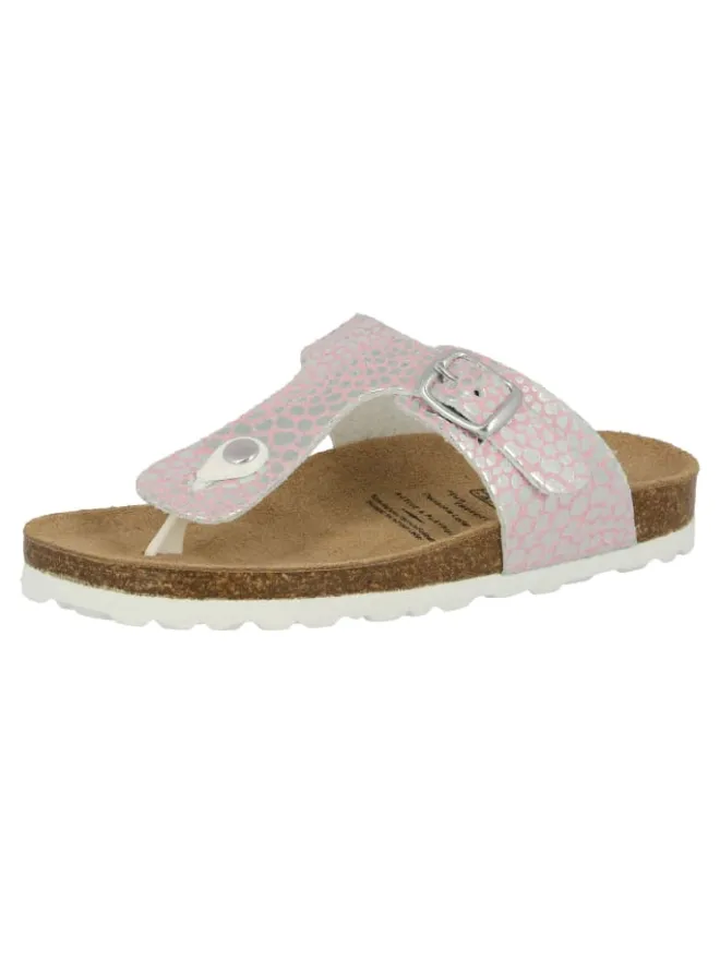 Lico Sandalen·Zehensandalen^Zehentrenner "Bioline Stone Kids" in Rosa