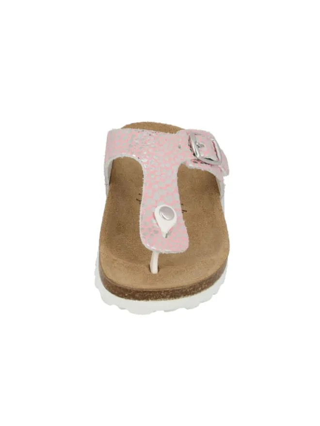 Lico Sandalen·Zehensandalen^Zehentrenner "Bioline Stone Kids" in Rosa