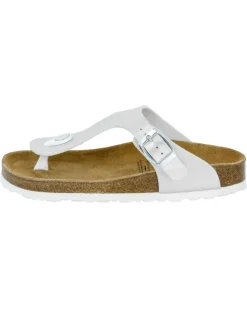 Lico Sandalen·Zehensandalen^Zehentrenner "Bioline Trend Kids" in Silberfarben