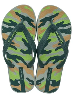 Ipanema Sandalen·Zehensandalen^Zehentrenner "Classic IX" in Grün/ Beige