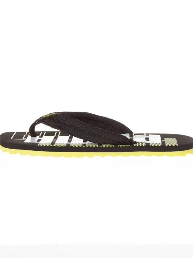 Puma Sandalen·Zehensandalen^Zehentrenner "EPIC FLIP" in Grau/ Gelb